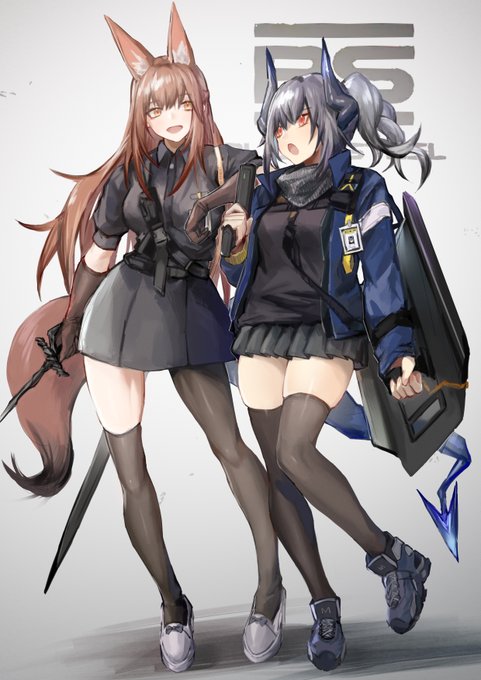 BLACKSTEEL 相声组。

#明日方舟 #Arknights #アークナイツ 
#リスカム #フランカ 