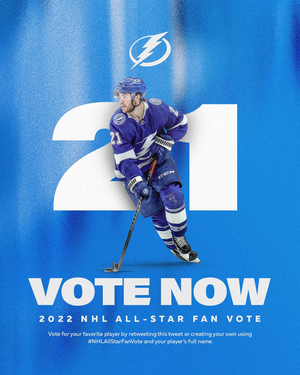 RT to #NHLAllStarVote Brayden Point