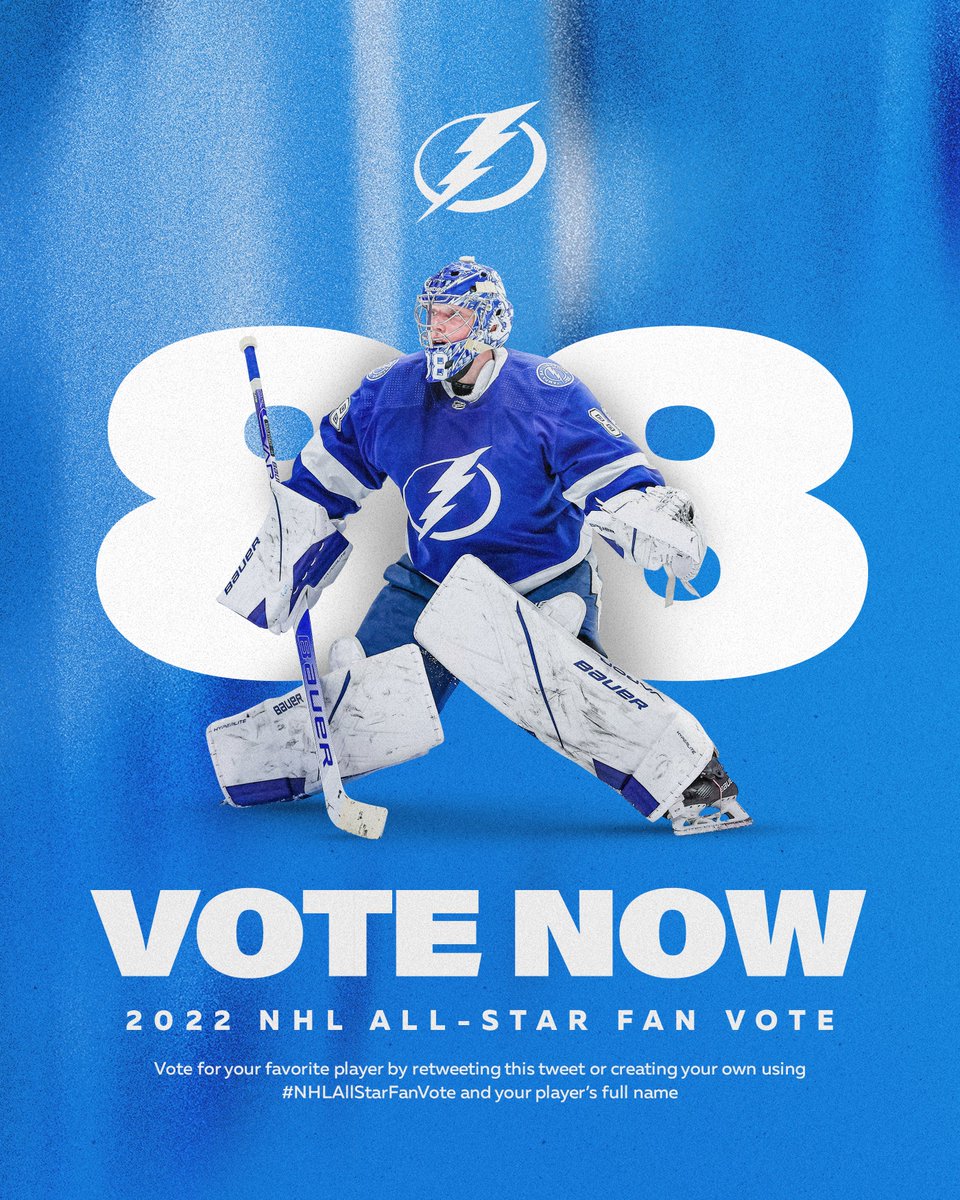 RT to #NHLAllStarVote Andrei Vasilevskiy