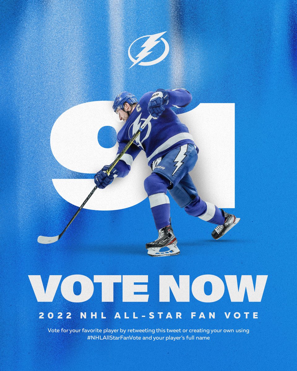 RT to #NHLAllStarVote <a href="/RealStamkos91/">Steven Stamkos</a>