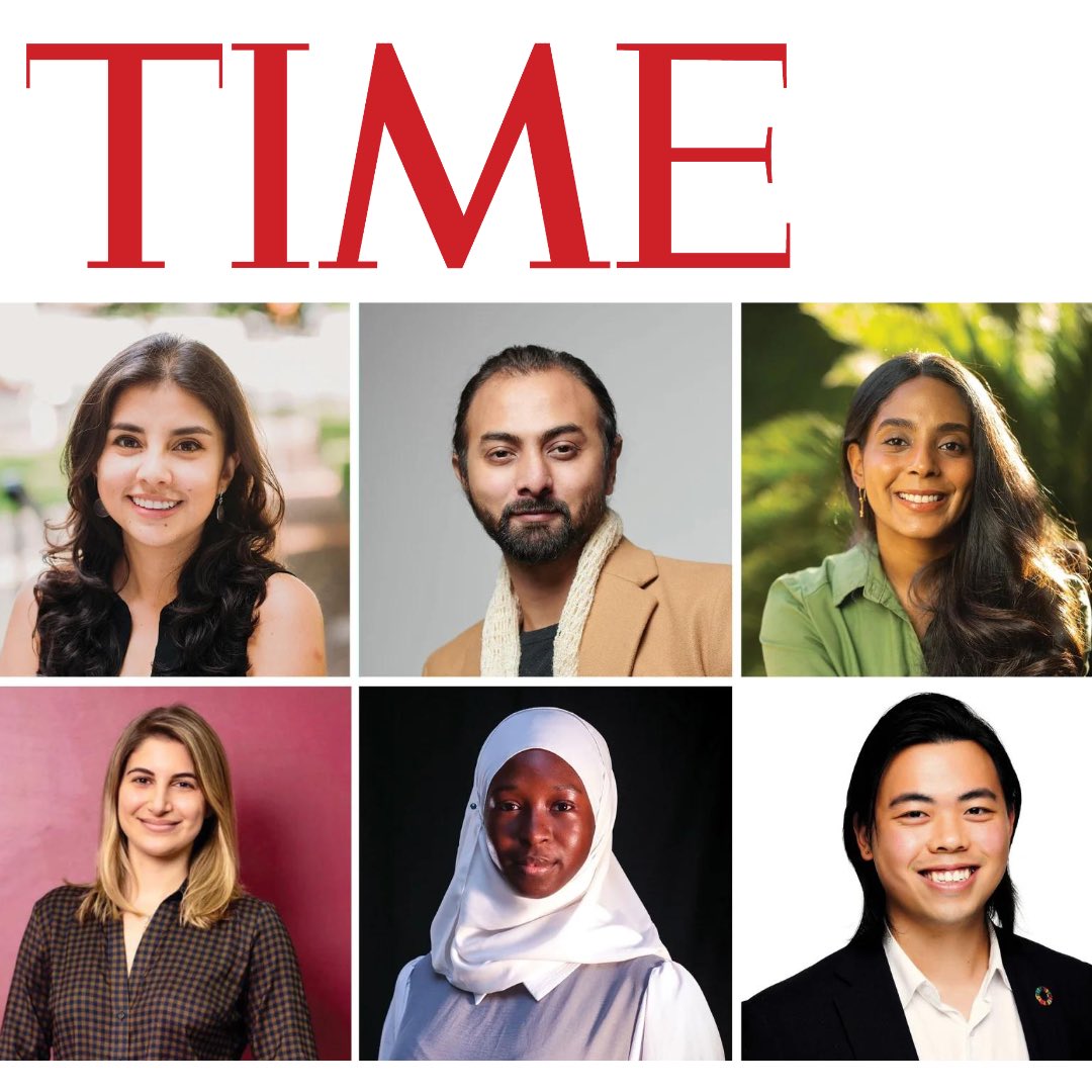 Pitt_SPIA's tweet photo. Amazing to see @GSPIA students leading conversations on global stages. Carla Gómez Briones ’23 (top left) is at #WEF23 in Davos, Switzerland as part of the @GlobalShapers Community. Read about her vision for ensuring fair energy transitions via @TIME: https://t.co/UyXVhpqpbK. https://t.co/5KDDeiNNMk