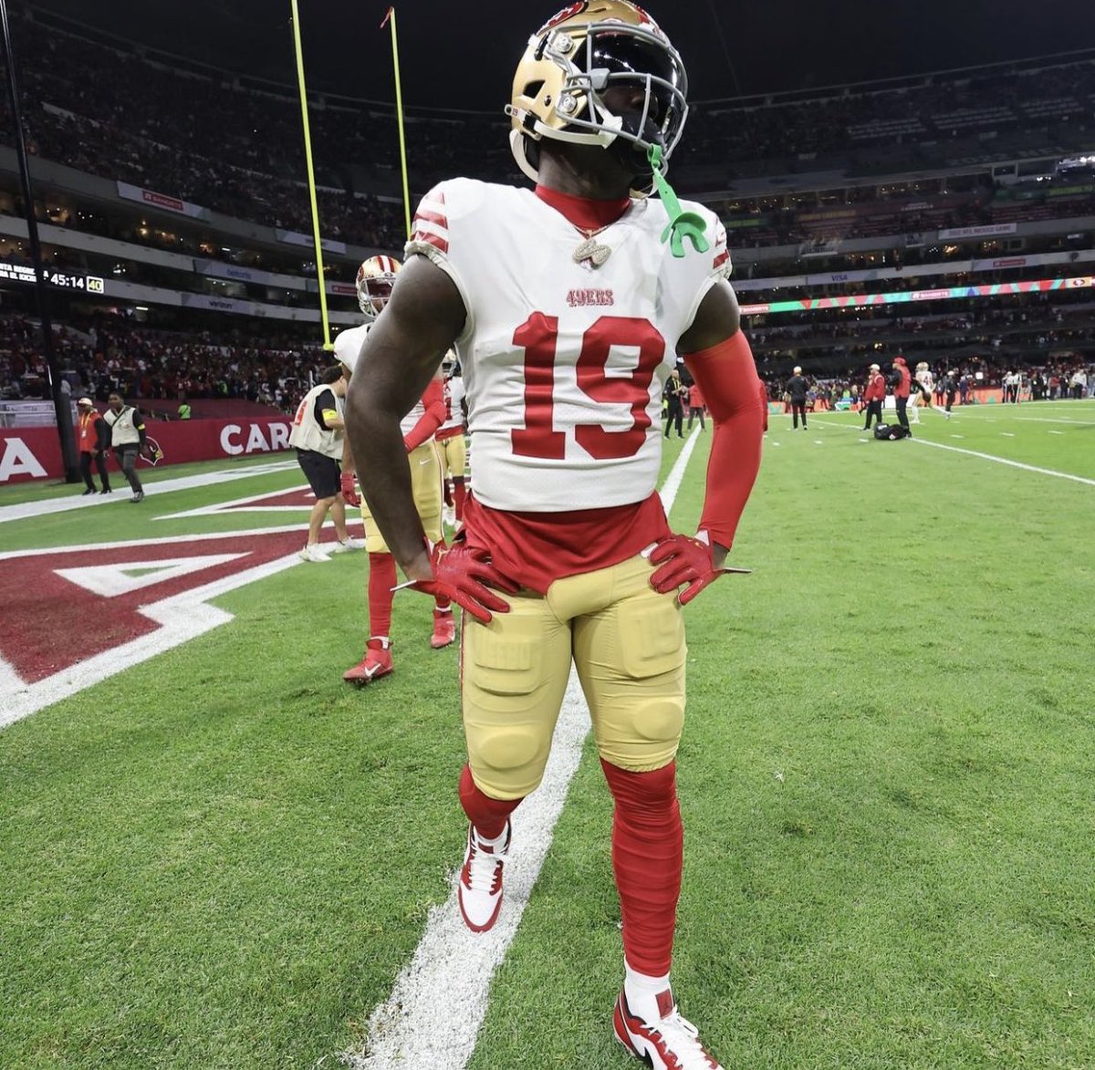 PdgSports1's tweet photo. Dinamica Wild Card Weekend

Si CMC ó Deebo anotan TD en su partido del Sábado le mandaremos 5,000 pesos a alguna persona que dé like a este tweet, así de sencillo y claro

(Tienen que estar siguiendo esta cuenta y a @PauloChavira , dando RT participas doble) https://t.co/Itggpf4LI0