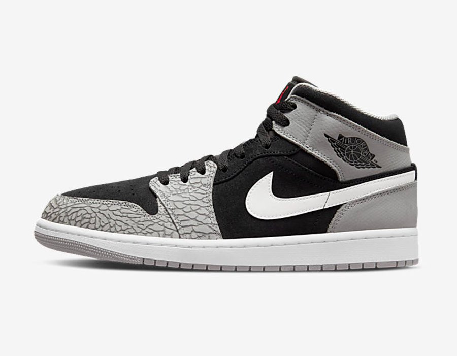 SOLELINKS's tweet photo. Ad: Air Jordan 1 Mid 'Elephant Print' restocked under retail at $109.98 => https://t.co/6yyHFoxAfp https://t.co/rsFccpdTf3