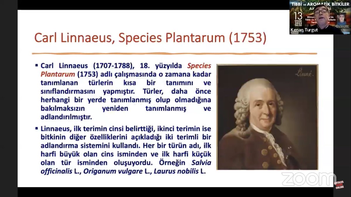 Nazanfcetin's tweet photo. @antalyailtarim @VahitKirisci @ersinyazici1 @gokhankaraca_ Carl Linnaeus sistematikte ikili sınıflandırmanın mucidi https://t.co/wlcp3hiCfU