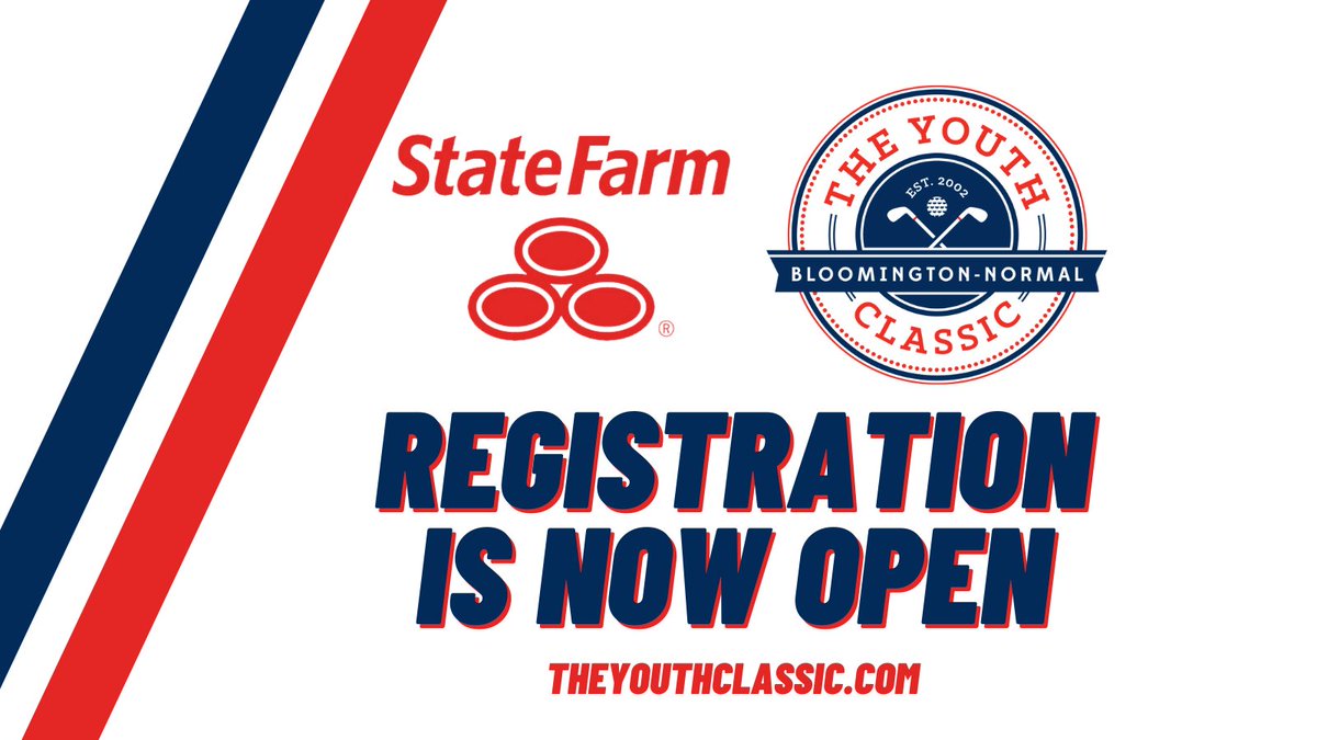 🚨 REGISTRATION IS OPEN! 🚨

Register now for the <a href="/statefarm/">State Farm</a> Youth Classic, June 25-27 in Bloomington-Normal, IL!

⛳️ Entry fee includes 3 rounds, 2 lunches, Skills Challenge, and tee gifts for every player.

Register at theyouthclassic.com/registration!

#SFYouthClassic #JuniorGolf