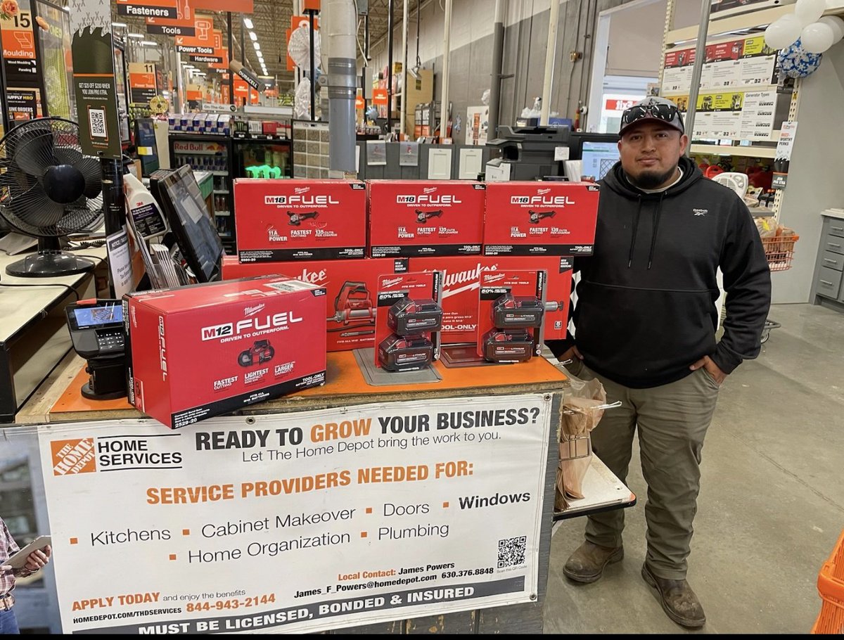 Kelsey :) (@boilerupkyounce) on Twitter photo One of the best parts of my job as a rep is ensuring customers have everything needed to complete their projects and talking through options with them! Felix needed some tools for his business and we got him hooked up today! ๐ช #NBHD <a href="/Patrici00012390/">Patricia</a> <a href="/BethRoyHD/">Beth Roy</a> One of the best parts of my job as a rep is ensuring customers have everything needed to complete their projects and talking through options with them! Felix needed some tools for his business and we got him hooked up today! ๐ช #NBHD <a href="/Patrici00012390/">Patricia</a> <a href="/BethRoyHD/">Beth Roy</a>