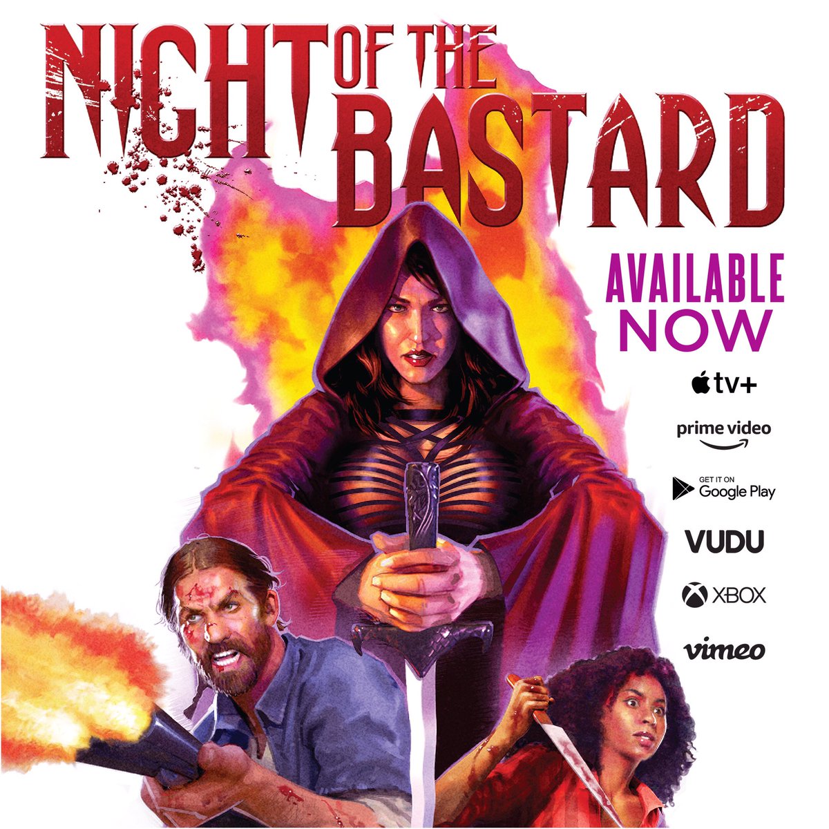 RealLondonMay's tweet photo. @noamkroll Night Of The Bastard! micro budget supernatural siege shocker out TODAY via @darkskyfilms https://t.co/u5yq6VjbQr