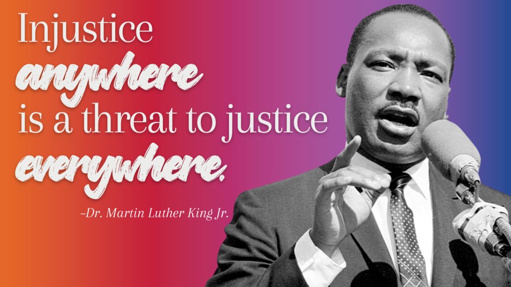 Monday we will be closed in honor of Dr. Martin Luther King Jr.’s life, work and advocacy. We are reminded of the importance of reimagining a new world-one that is possible when we elevate the voices of those in our communities deeply impacted by racial injustice and inequity.