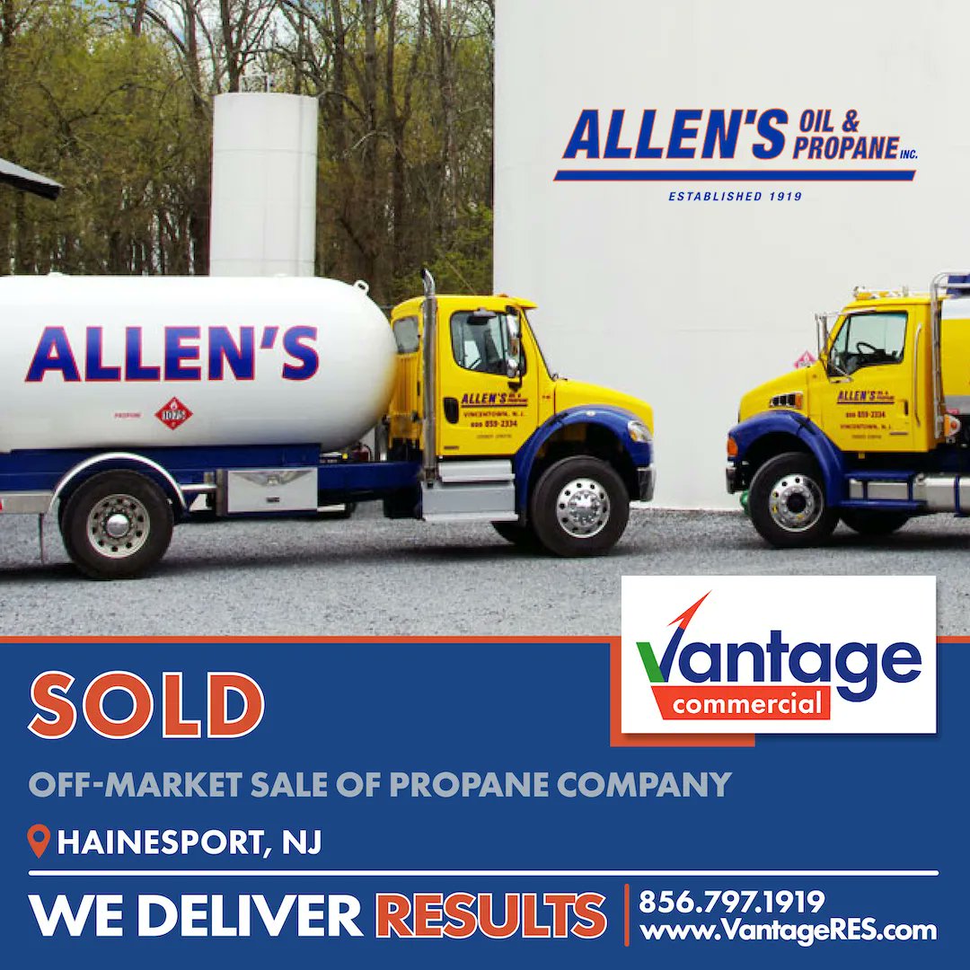 Vantage_CRE's tweet photo. Vantage Commercial Facilitates Off-Market Sale of Propane Company in Hainesport, NJ
Learn More: https://t.co/mOo7jKgKPy 

We Deliver RESULTS!
Contact 856.797.1919

#NJCommercialRealEstate #businessbrokerage #burlingtoncounty https://t.co/WIkWKW3fBg
