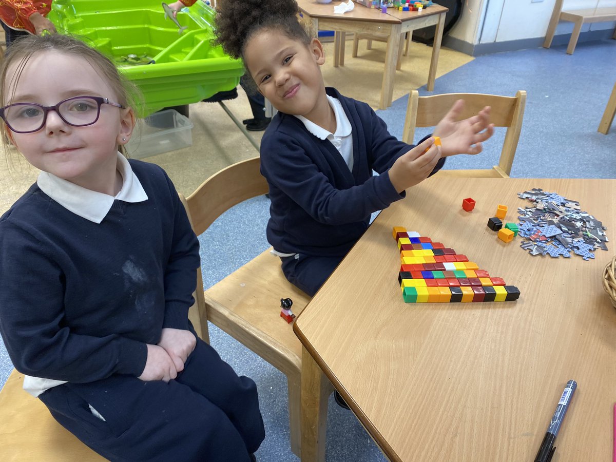 e1_stjoseph's tweet photo. Numberblock stair casing, we have been learning all about one more and one less this week! #mathsstannesgae1 https://t.co/ciO3Mz0CTF