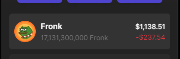 anglio's tweet photo. Someone sent me free $FRONK i guess thanks ? 

Who wants some ? 💯💯 https://t.co/OAmflqkGl5