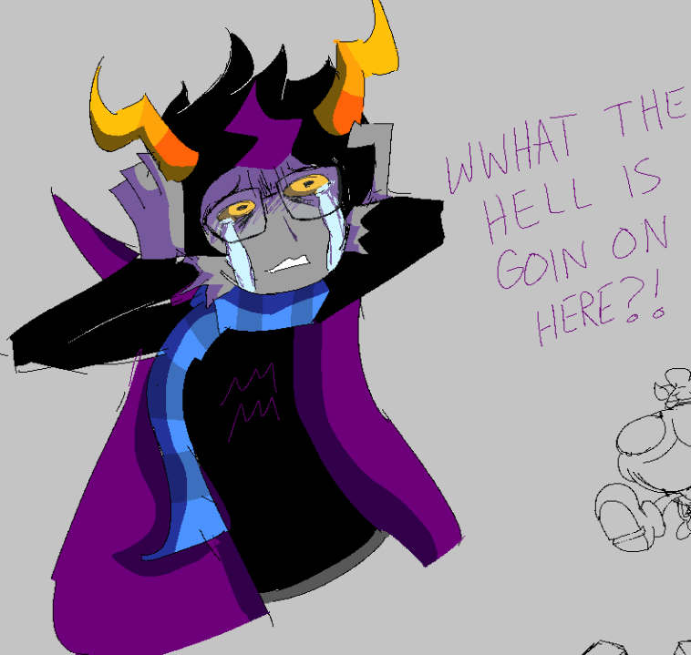 「eridan was the only troll i havent drawn」|Megaloのイラスト