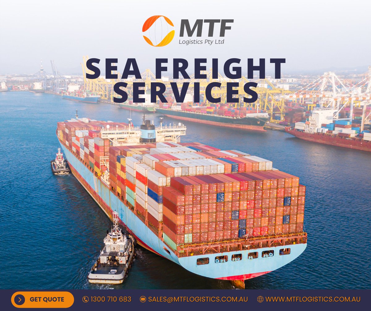 mtflogistics's tweet photo. Get your goods across the ocean with ease! 🚢

Get in touch with us to find out how we can help you with your logistics needs.
☎️ Get a quote now!

Contact MTF!
🌐https://t.co/fXs1F0JbMD
📧sales@mtflogistics.com.au
📲1300 710 683

#shippingandlogistics #logistics https://t.co/7TW6fUEXw1