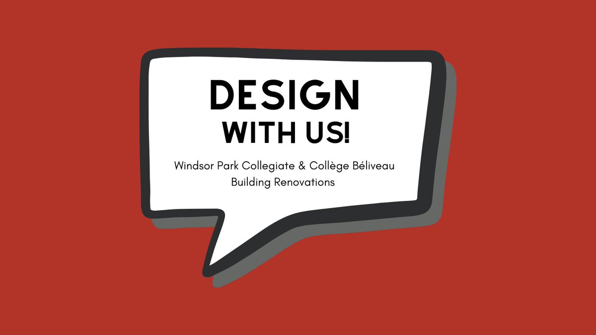 louis_riel_sd's tweet photo. Please join architects and divisional leadership for presentations of design options for designated renovations of the Windsor Park Collegiate and Collège Béliveau buildings. For more information and to register for the perspective consultations, visit: https://t.co/QfwetBTtCS https://t.co/9gE9spURxY