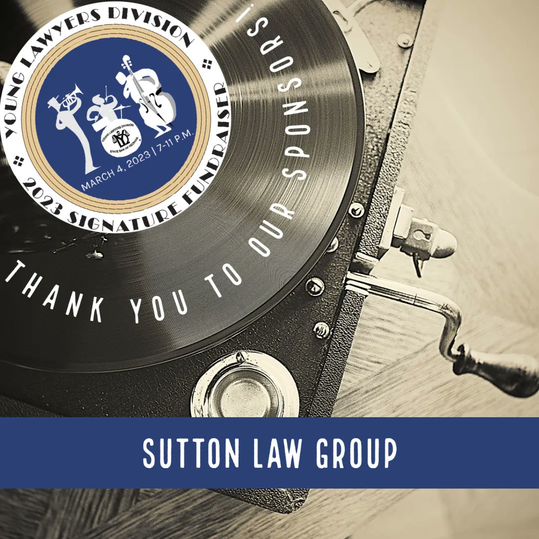 Young Lawyers Division on Twitter "The YLD thanks Sutton Law Group for being a sponsor at this