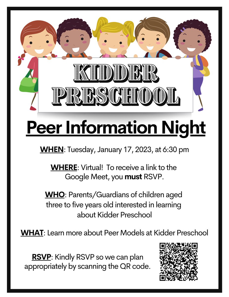 Interested in learning more about Kidder Preschool?