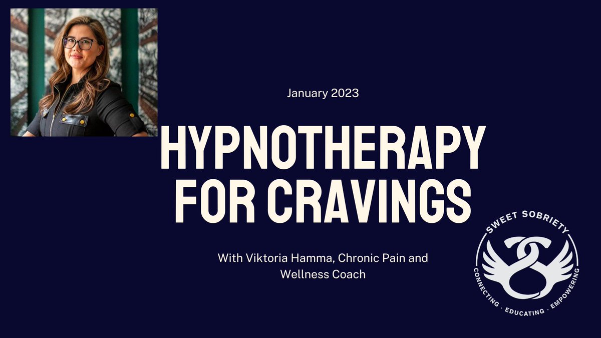 Join us for a 2 session group hypnotherapy experience to address CRAVINGS!!! Wed Jan 18th and 25th at 7pm EST. $35 USD in total. @foodaddiction4u @sweet_sobriety sweetsobriety.ca/live-class/hyp…