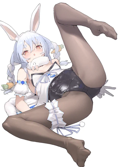 兎化計画、猫又ぺこらちゃんUsagika project, Okayu in Pekora 
