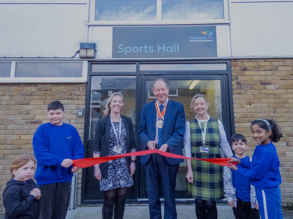It’s always a privilege to support one of our Schools, Howard Community Academy opened there refurbished Sports Barn today, this facility will give the children the opportunity to learn new sports, keep them fit and healthy.