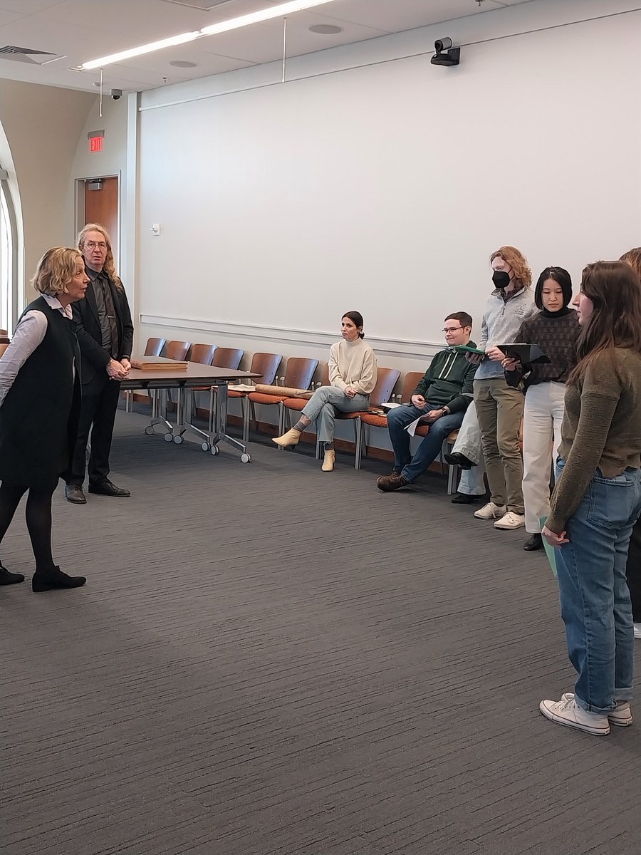 EmoryRoseMARBL's tweet photo. This semester is off to a great start! Rose Library had its first instruction session of the year on Tuesday – ARTHIST 759, which focuses on Roman gardens. #FromTheArchives #RoseLibrary @EmoryLibraries @emorycollege https://t.co/kwAohDshid