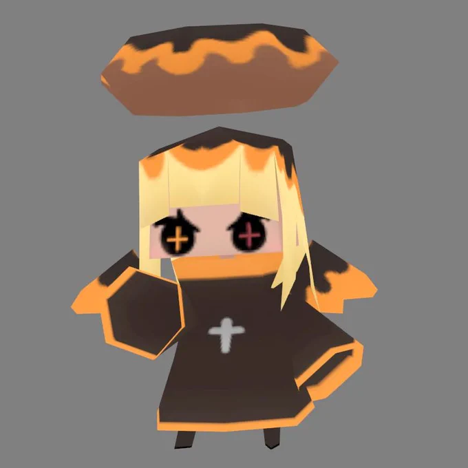256ドーナツ天使ちゃんアバターマーケット限定カラーでオレンジチョコってどうかしら 