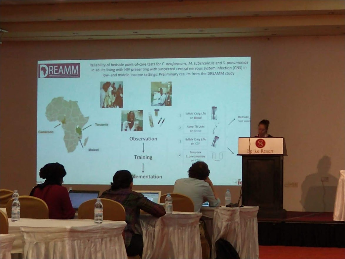DREAMM Project (@dreammproject) on Twitter photo Congratulations to <a href="/AudeSturny/">Aude Sturny Leclère</a> for her <a href="/DreammProject/">DREAMM Project</a> presentation at #ICCC2023. Great concordance between laboratory and bedside rapid diagnostic testing performed by clinical staff, allowing for speedy diagnosis and targeted treatment. #EndCryptoDeaths Congratulations to <a href="/AudeSturny/">Aude Sturny Leclère</a> for her <a href="/DreammProject/">DREAMM Project</a> presentation at #ICCC2023. Great concordance between laboratory and bedside rapid diagnostic testing performed by clinical staff, allowing for speedy diagnosis and targeted treatment. #EndCryptoDeaths