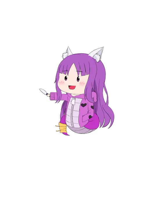 ジャンクさんと包丁の絵文字見てこんなマウスカーソルとかありそうだなーと思って思いついたもの(˙꒳​˙)最後の動画はちょっと遊んだやつ #トゥンク・ダルヌ  