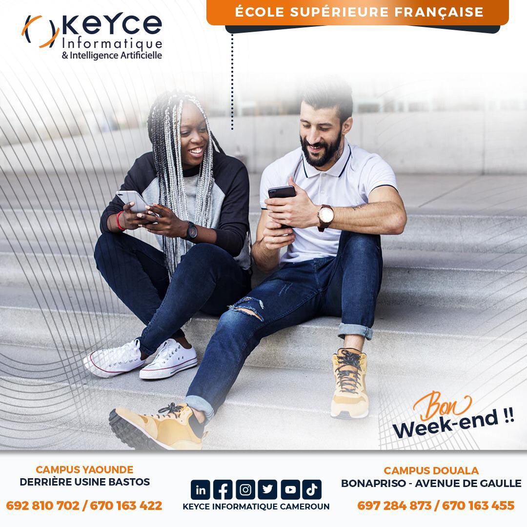 KeyceCameroun's tweet photo. C’est VENDREDI !!!
Qu’as tu prévu pour ce week-end 🤔

Excellent week-end ✨

#keyceinformatique #bonweekend https://t.co/YTH03TKNPO