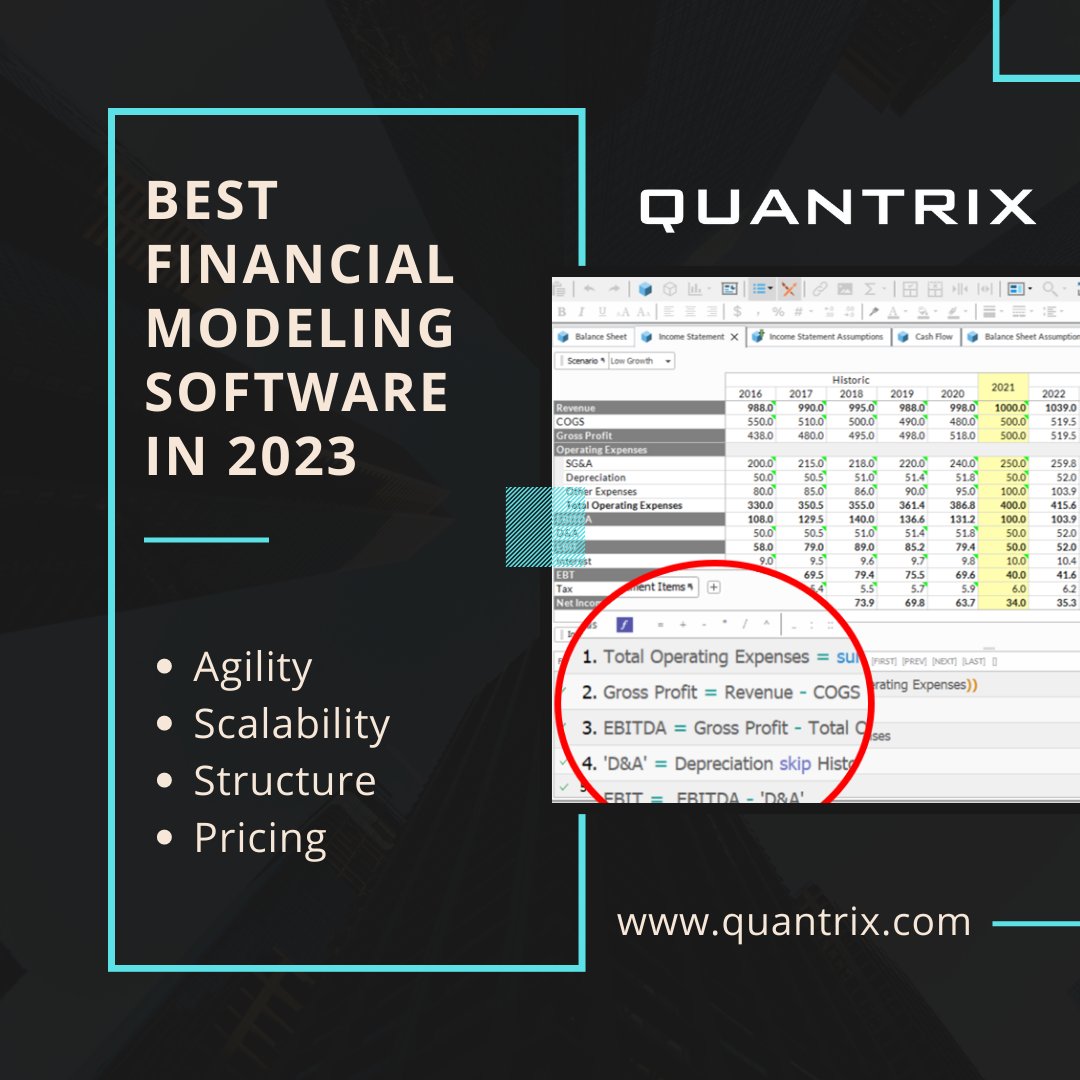 Quantrix's tweet photo. Determining the best financial modeling software in 2023 can be overwhelming. To help make your decision easier, we’ve developed a 4-prong framework to assist you in deciding what’s important to you and your business.

https://t.co/qdORYm6iY7

#Quantrix #FinancialModeling https://t.co/IpLJyG7ohv