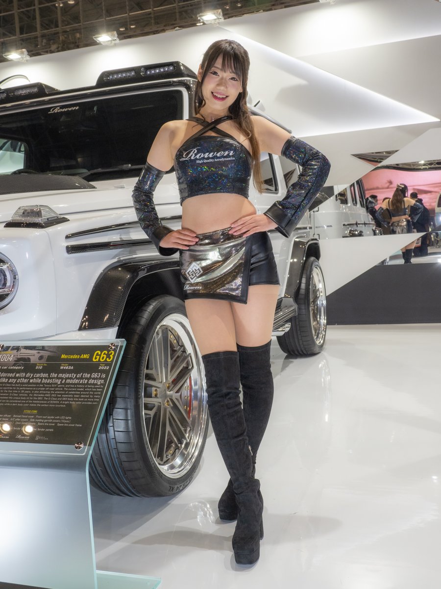 d_suke_ha0525's tweet image. 岡山の愛ちゃん♡ピーチ姫👸（@aichan__pink）さん。
撮影対応ありがとうございました。
#岡山の愛ちゃん #rowen #東京オートサロン2023 #東京オートサロン