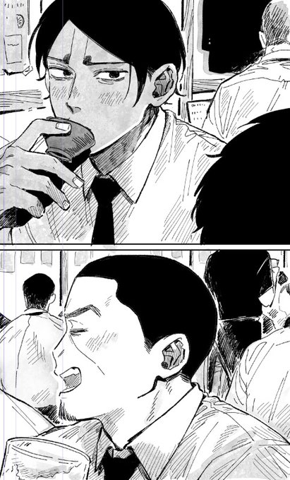 楽しく酒を飲んでいる月を肴に酒を飲む鯉(フリート) 