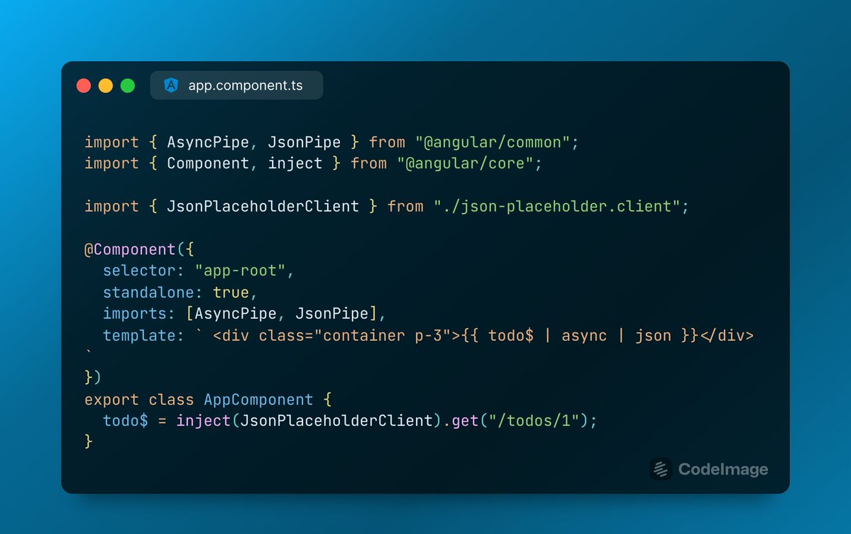 ArmanOzak's tweet image. 🧙♂️ By extending the `HttpClient`, you can add a simple `HttpContextToken` to every request and have server-specific interceptors in Angular.
Here is an example that prepends the request path with the server URL. It may not be the best use case, but explains the idea. 🤷♂️
