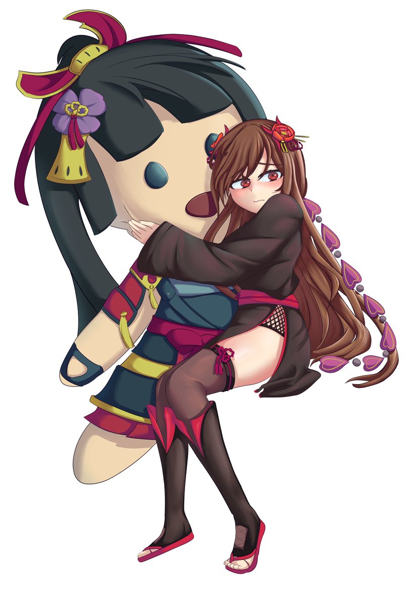 NavikoDraws's tweet image. #guardiantales fanart of Sumire hugging an Akayuki Plushie!

#fanart #ガーディアンテイルズ