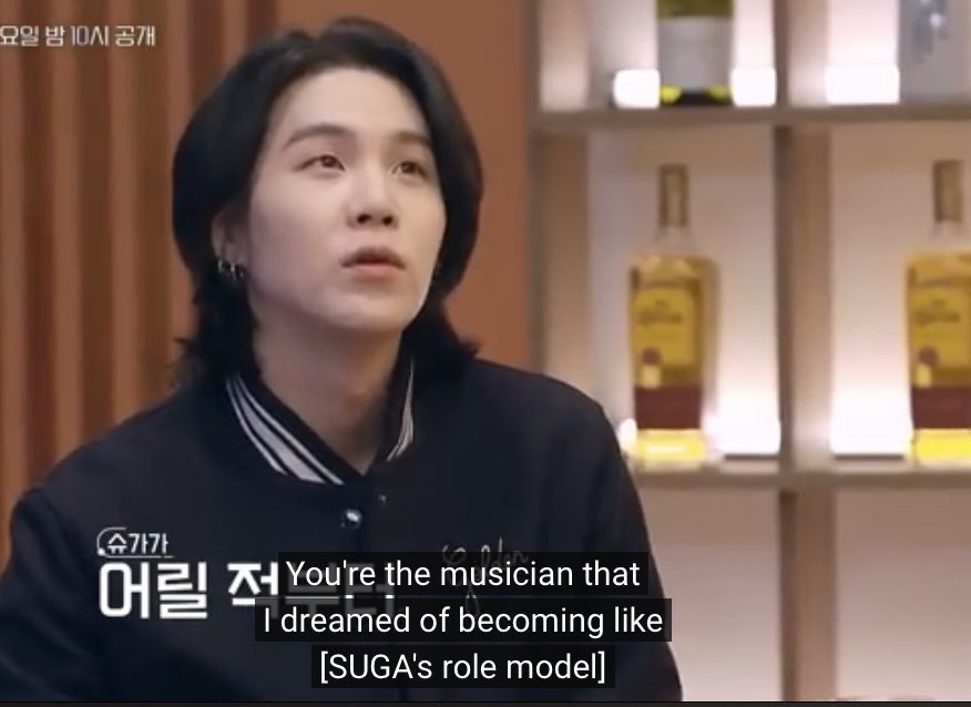 NaiBb_'s tweet photo. Suga interviewing Taeyang and telling him how Taeyang inspired him. This is really warms my heart. I can’t wait to watch the whole interview! https://t.co/t8FrX2yY0u