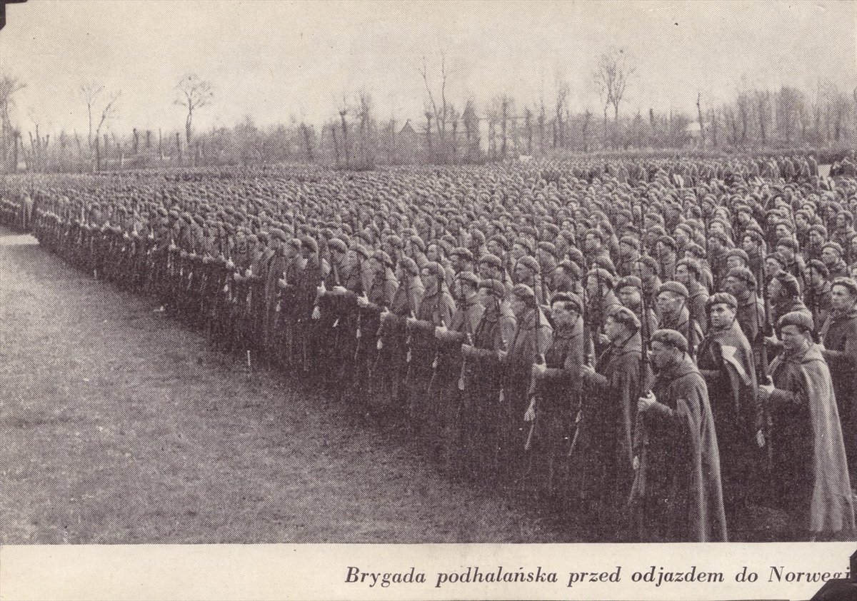 ipngovpl's tweet photo. #TegoDnia 1940 r. we Francji rozpoczęto tworzenie Samodzielnej Brygady Strzelców Podhalańskich. Jej dowódcą został gen. Zygmunt Szyszko-Bohusz. SBSP odegrała znaczącą rolę w zdobyciu przez aliantów Narwiku. Był to pierwszy triumf sprzymierzonych w wojnie z III Rzeszą. https://t.co/cWgKNGB3T9
