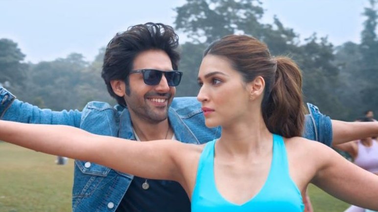 50+ Million Views on Shehzada Trailer 🫡 #KartikAaryan #KritiSanon