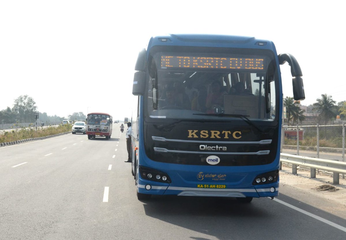 ChristinMP_'s tweet photo. Starting this Monday, passengers traveling between Bengaluru and Mysuru could travel by environment friendly electric buses at Rs 300 

@KSRTC_Journeys https://t.co/VhgoiTDWEY