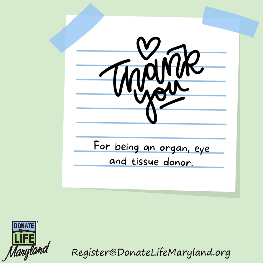 Register now: bit.ly/2OR5nVd
#DonateLife #BeADonor #LeaveALegacy 💚💙
