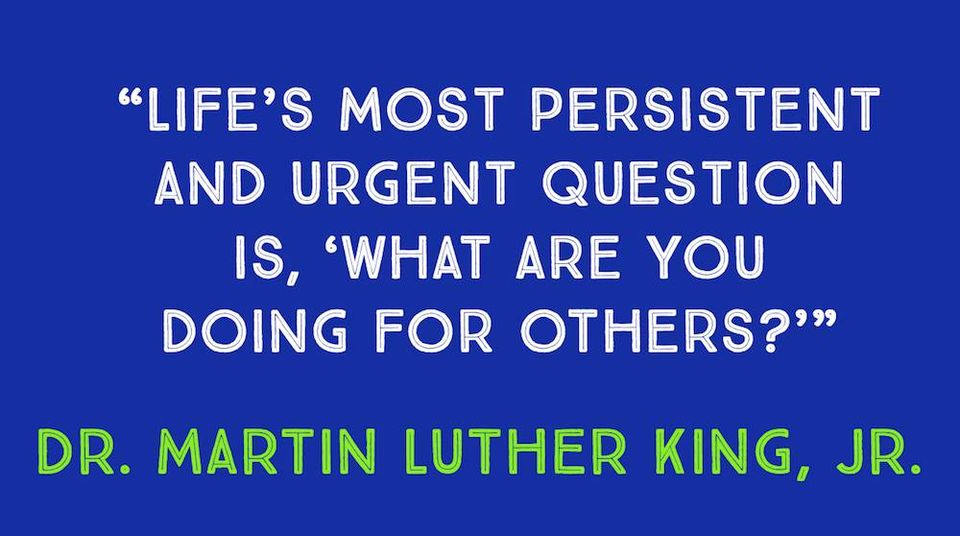 NEAarts's tweet photo. “Life’s most persistent and urgent question is, ‘What are you doing for others?’"
 
As we remember Dr. Martin Luther King, Jr. we also say thank you to the artists, arts orgs, and arts leaders across the country whose work helps make communities healthier &amp; more vibrant. #MLKDay https://t.co/A89yMRbgIN