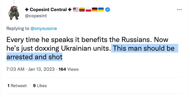 Osint East On Twitter If You Threaten A Journalist Regardless Of