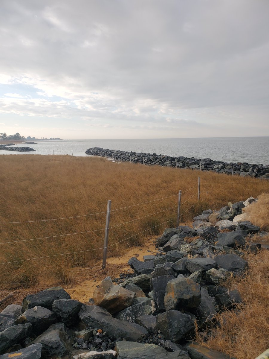 esrgc's tweet photo. Logan and Ryan were recently asked to visit a Deal Island shoreline restoration project to provide an update after a recent storm event.  Even with the strong winds, Logan was able to complete multiple drone flights to provide imagery to share with the project team. https://t.co/fiQGOCncxy