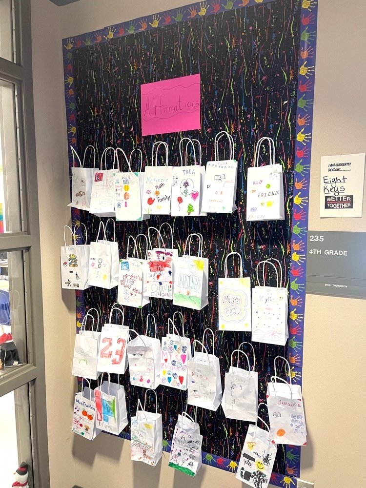 clinton_schools's tweet photo. Daily affirmations… we all know how important they are, that’s why we love to see that our students are writing affirmations to themselves and their peers! 
Happy Friday! #CCSDGoodNews https://t.co/DDrT7q4k56