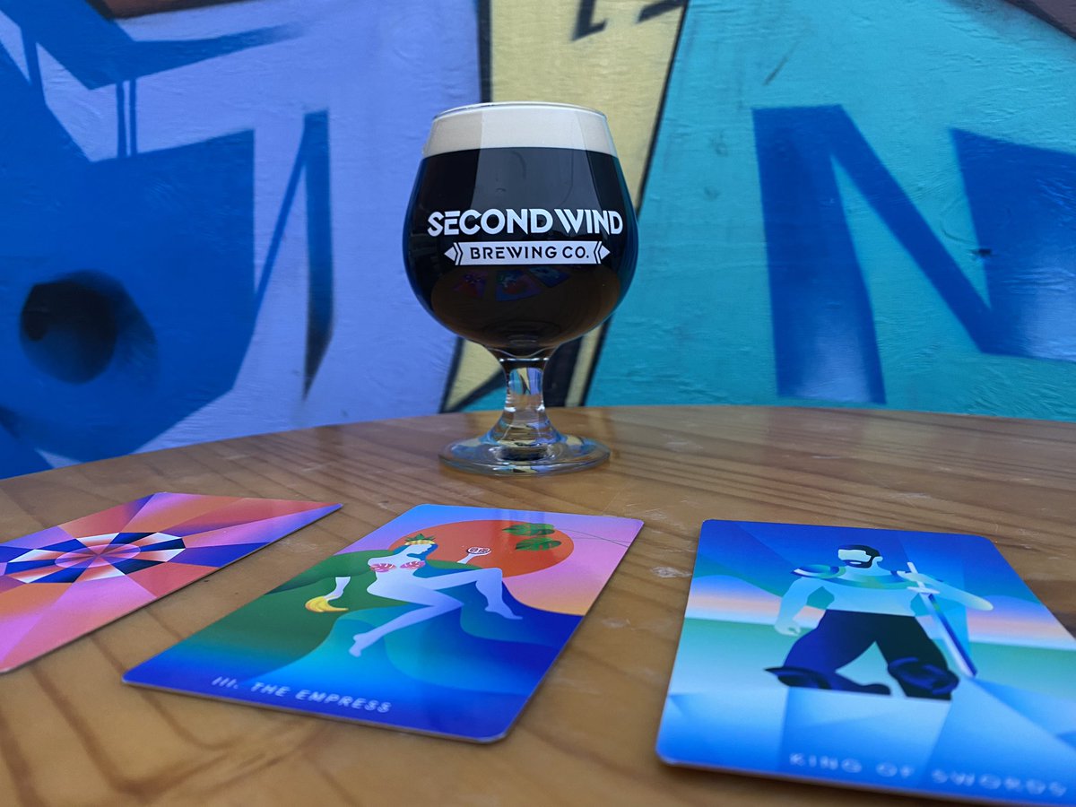 Happy Friday the 13th! Are you bold enough to get your cards read? Join us at the brewery 3-6pm and 7-10pm to find out your future 🔮