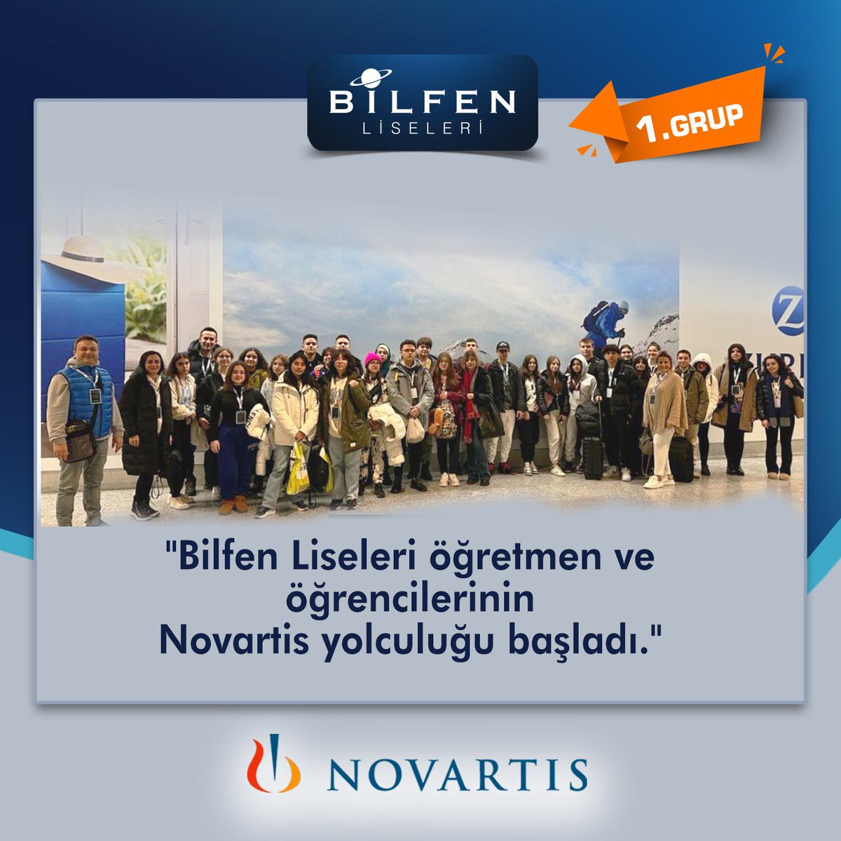 Bilfen Liseleri öğretmen ve öğrencilerinin Novartis yolculuğu başladı.

#bilfen