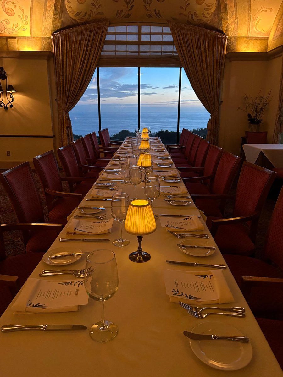 TrumpGolfLA's tweet image. Our beautiful Cafe Pacific, adorned with fresco ceilings and incredible ocean views, provides our guests with a one-of-a-kind dining experience!  

#trumpla #trumpgolf #cafepacific #oceanviews #dining #losangeles