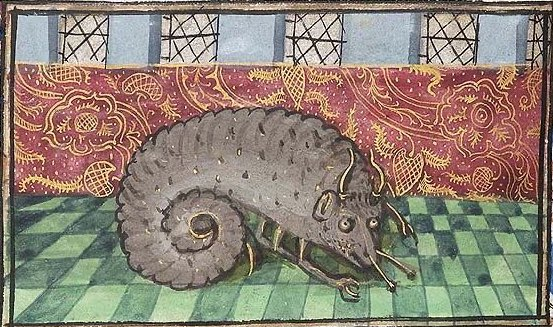 WeirdMedieval's tweet photo. scorpio, france, 15th century https://t.co/NsYSiYZcOe