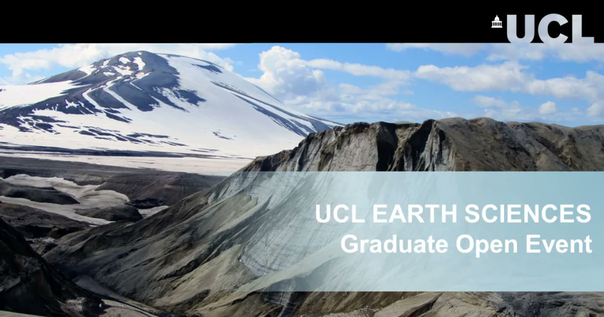 UCL Mathematical & Physical Sciences (@uclmaps) on Twitter photo Join <a href="/ES_UCL/">EarthSciences UCL</a> for a Virtual Graduate Open Event on Tue 17 Jan to find out more about the wide range of Master's programmes, how they are taught, and what it's like to study at the department. Register here: ucl.ac.uk/mathematical-p…
#ucl #student #study #science #earthsciences Join <a href="/ES_UCL/">EarthSciences UCL</a> for a Virtual Graduate Open Event on Tue 17 Jan to find out more about the wide range of Master's programmes, how they are taught, and what it's like to study at the department. Register here: ucl.ac.uk/mathematical-p…
#ucl #student #study #science #earthsciences