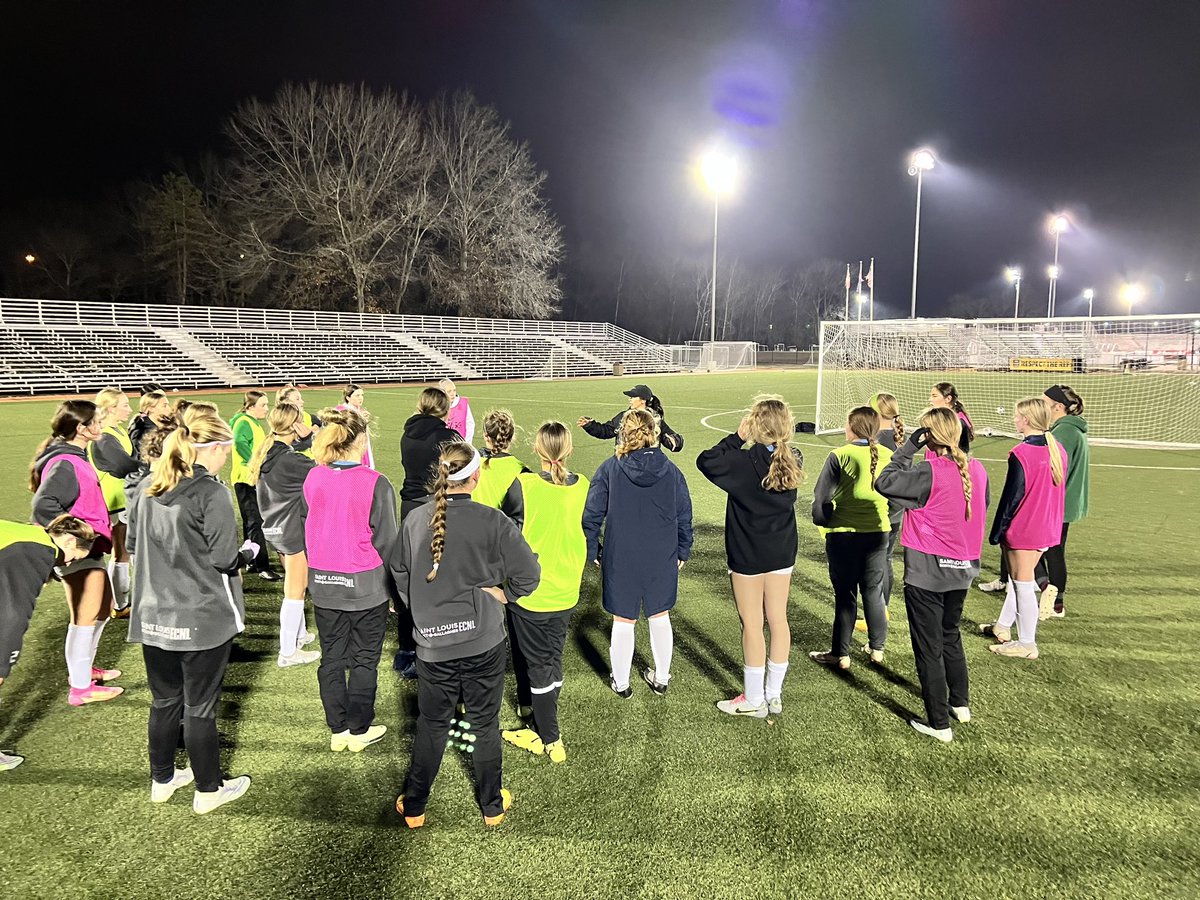 Last night we had a great session run by <a href="/UMSLWSOC/">UMSL Women's Soccer</a> Head Coach Maddi Moon! Great experience for our girls to get a glimpse of what a college training session is like! Thank you, Maddi for coming out! ⚽️ 

#WeAreScottGallagher
