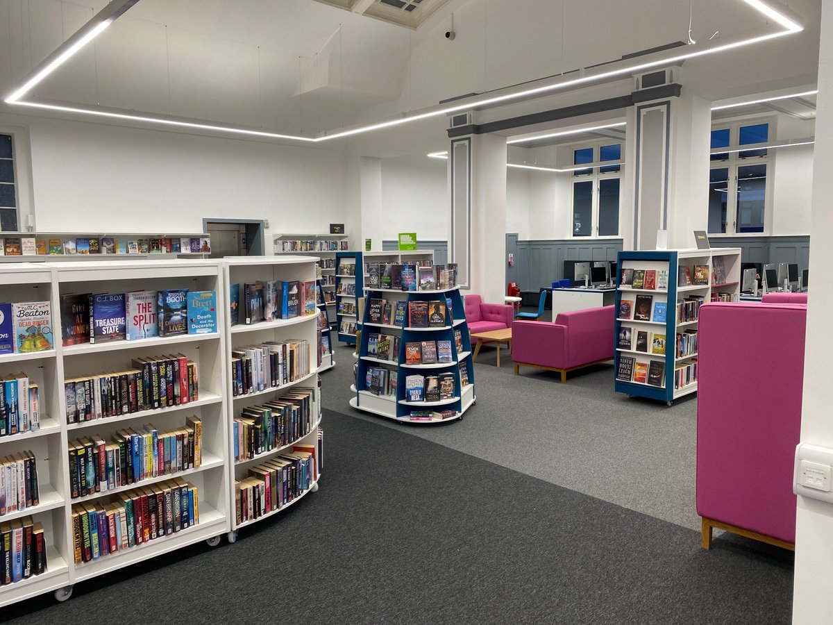 We were delighted to install our FG Library & Learning products in Clydebank Library.  We went back this week to visit the team and see how they have settled into their new surroundings!  

@wdclibraries @CILIPScotland 
#lovelibraries #readingismagic #scottishlibraries