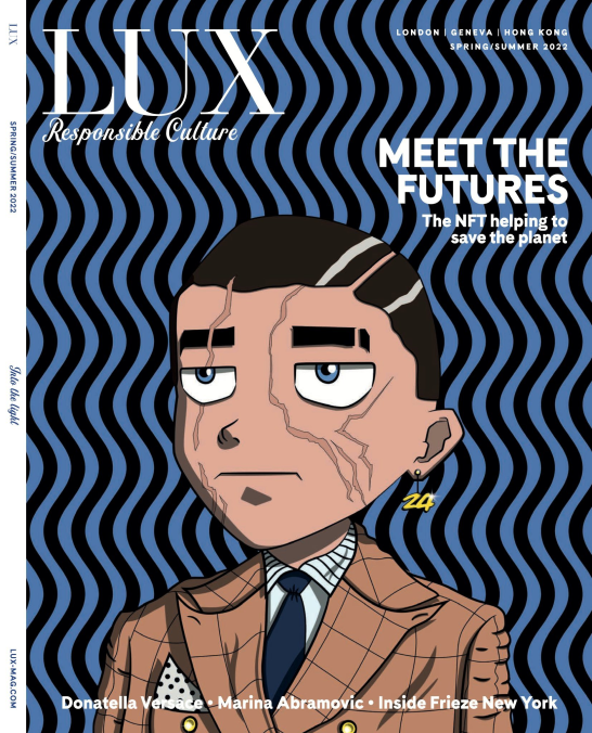 It's great to see @kenshokenji and @mosesopensea's first interview for @TheFuturesNFT on the cover of the ubercool LUX Magazine. Follow these boys for upcoming exciting news! 🎱😎